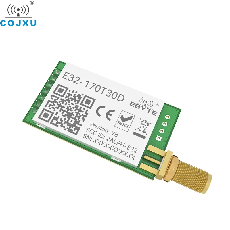 Lora rf modul 170 mhz 1w 2,0 mhz uart drahtloser transceiver fern-sma-k antenne E32-170T30D-v5.0