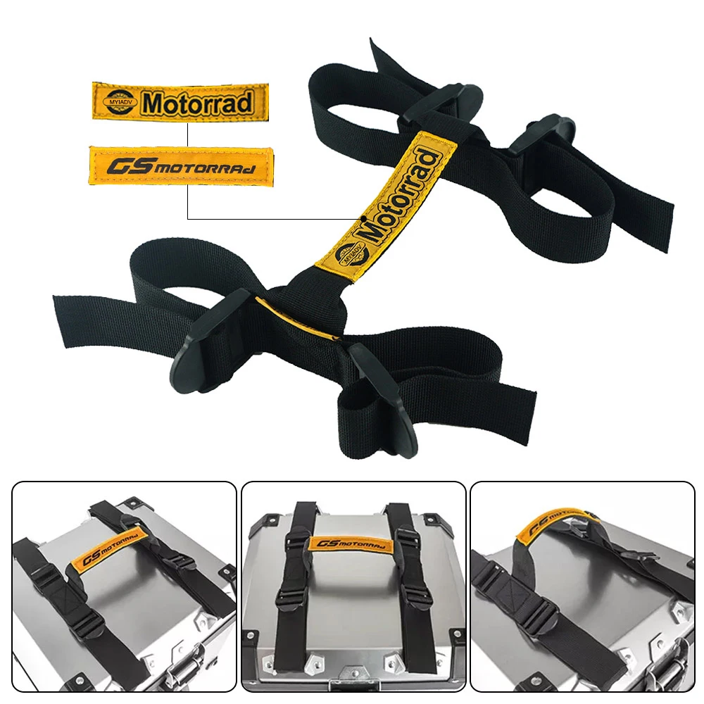 Alforja de motocicleta R1200GS R1250GS Adventure, tira de caja lateral, correa de mango para BMW G310GS F850GS F750GS para Ducati Multistrada