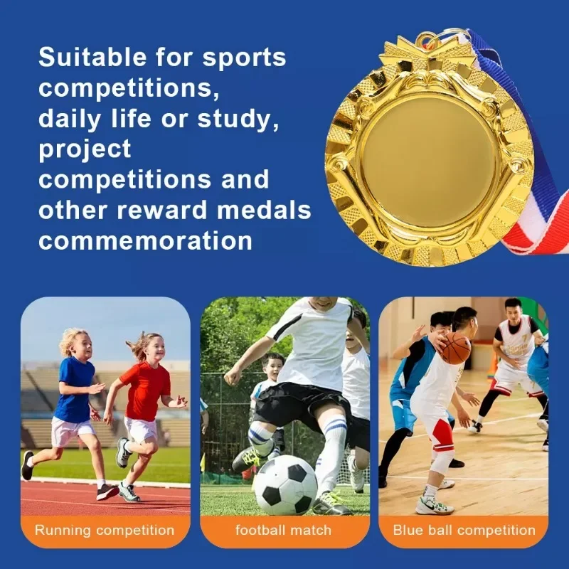 無料のカスタマイズされたロゴメダル 65 ミリメートルゴールドシルバーブロンズメタルメダル賞ゲームスポーツ競技勝者のためのパーソナライズされたお土産
