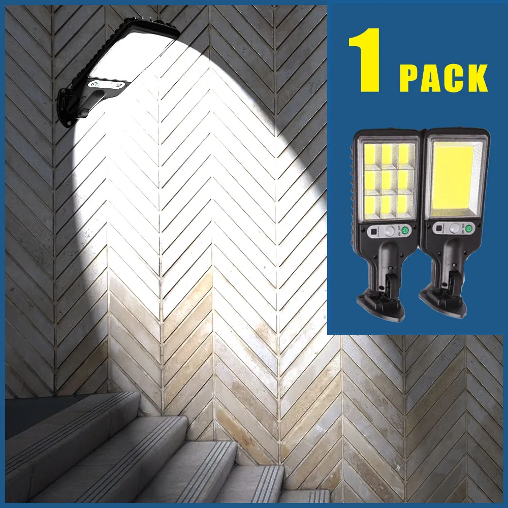 Farolas para puerta de garaje, lámpara Solar de pared de inducción inalámbrica para exteriores, Sensor de movimiento con 3 modos de iluminación, jardín, Patio, camino