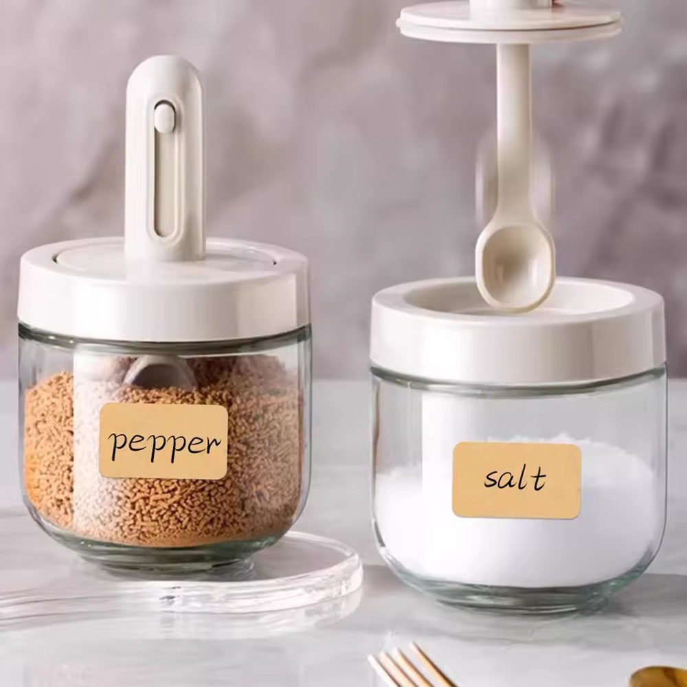 1/5 rolo de adesivos kraft, etiquetas autoadesivas, itens de papel, escritório, casa, garrafa de alvo de natal, adesivos de classificação manuscritos