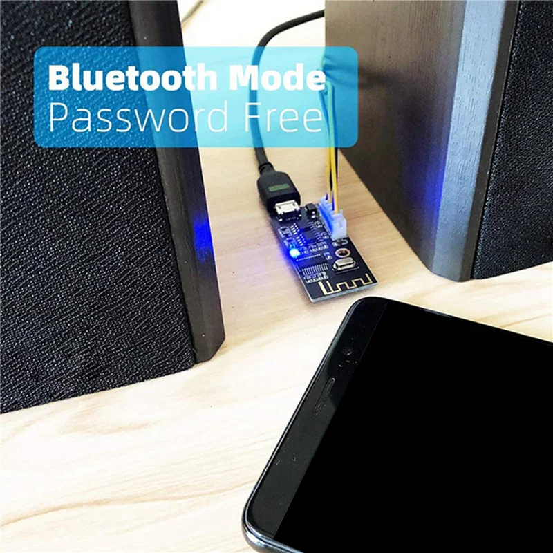 3X Bluetooth Amplifier Board, 5W +5W Output Power, DC 3.7V-4.2V/5V Mini Bluetooth Speaker Board