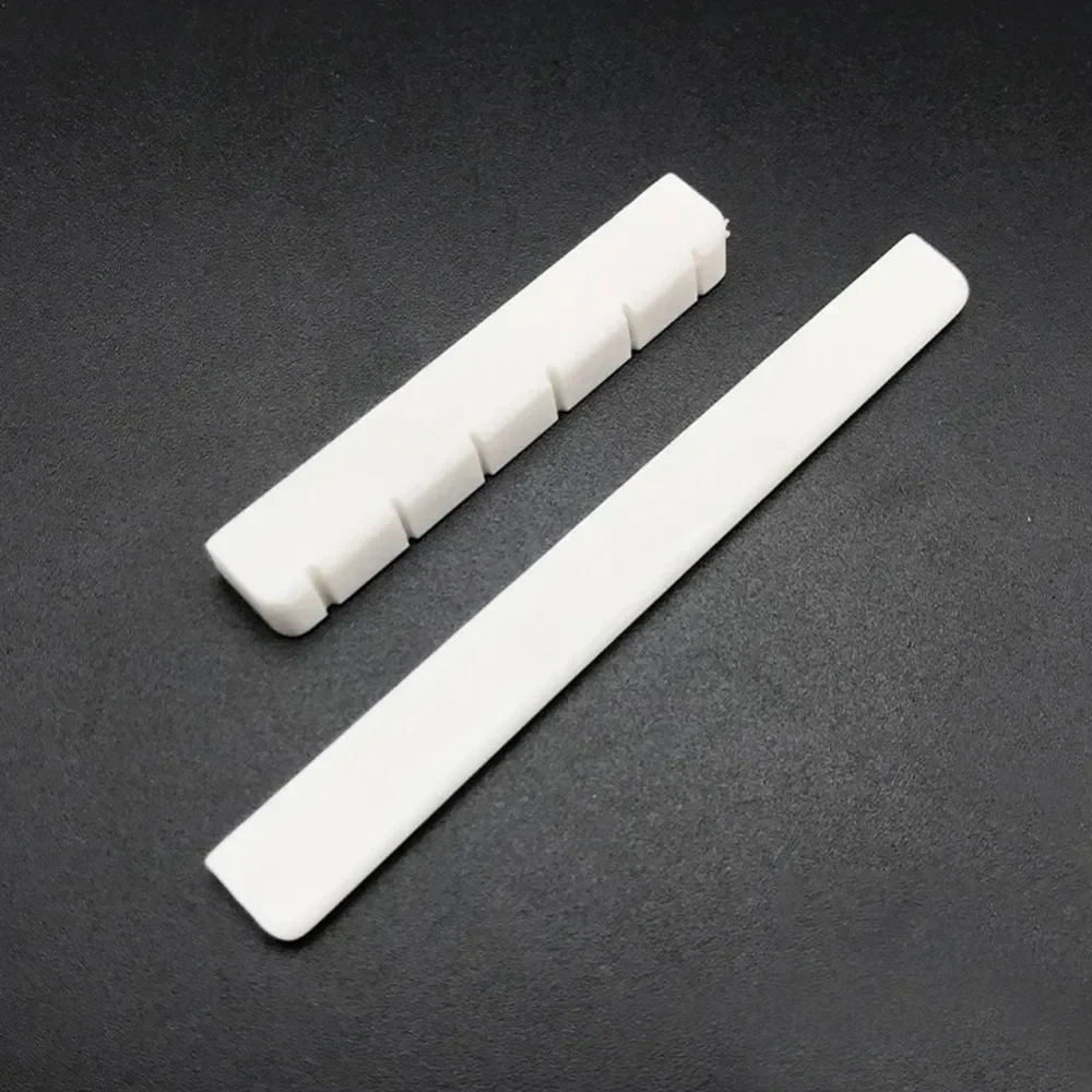 1PC 6-series guitar nut saddle bone classical guitar bridge saddle or nut white bone bridge replacement parts real bone