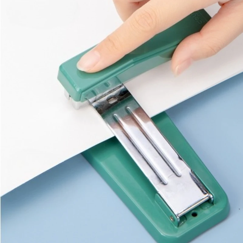 1pc Rotating Stapler,25 Sheet Capacity for Office/School Use, 360° Manual Design,Durable Metal Construction,Business Stationery