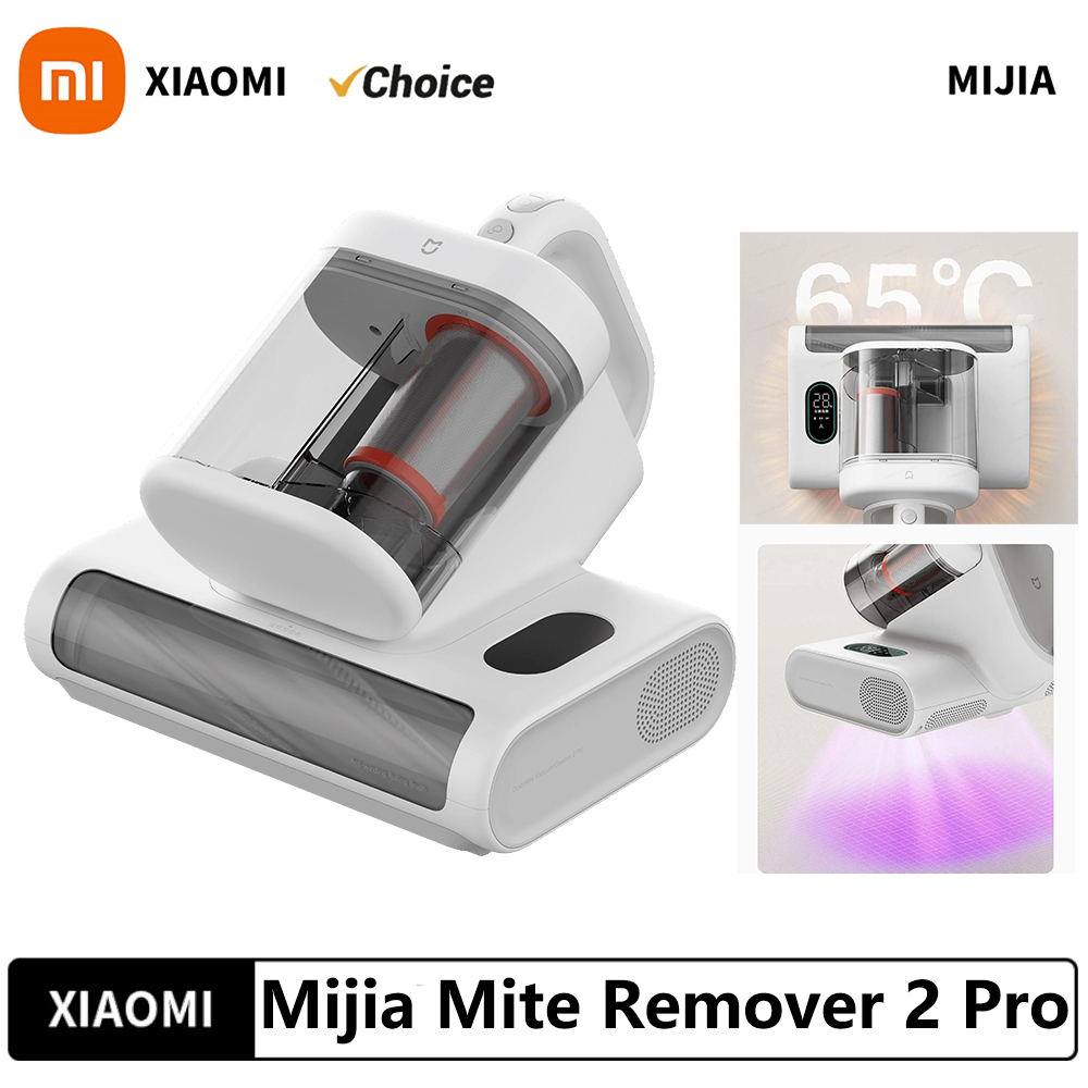 2025 New Xiaomi Mijia Mite Remover 2 Pro E401CN Dual Dust Cup Design 72,000 times/min High Frequency Sweeping 16kPa Hurricane