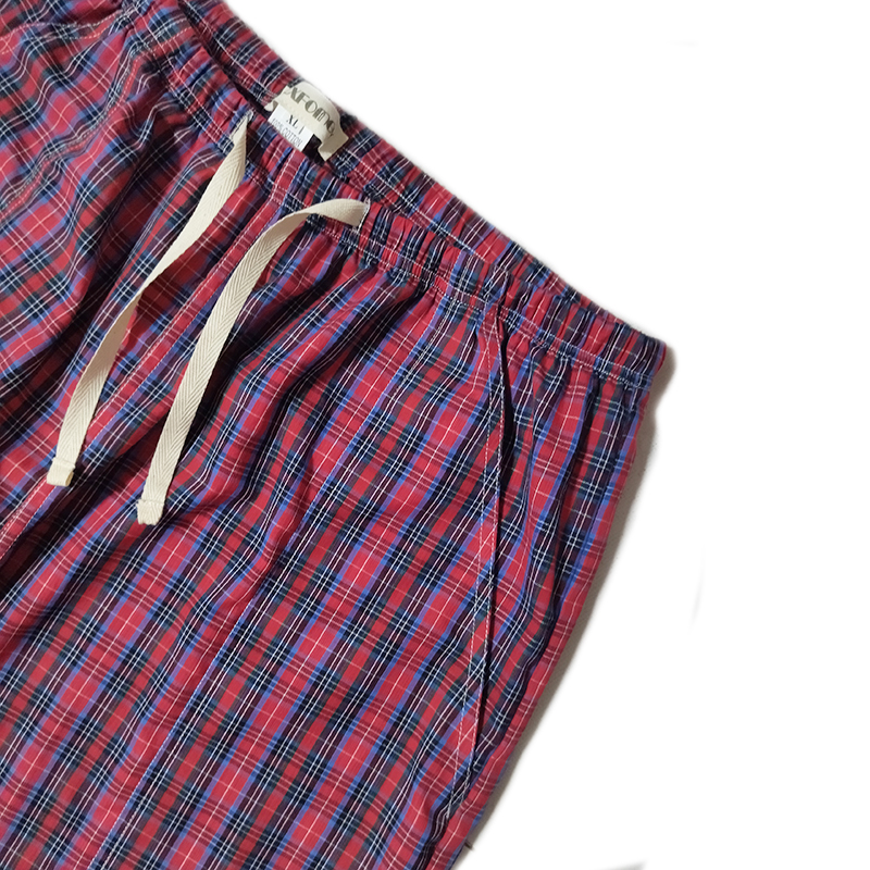 Barato calças soltas algodão xadrez primavera verão feminino sleep bottoms pijamas bottoms pijamas calça unisex pijamas calças casa wear