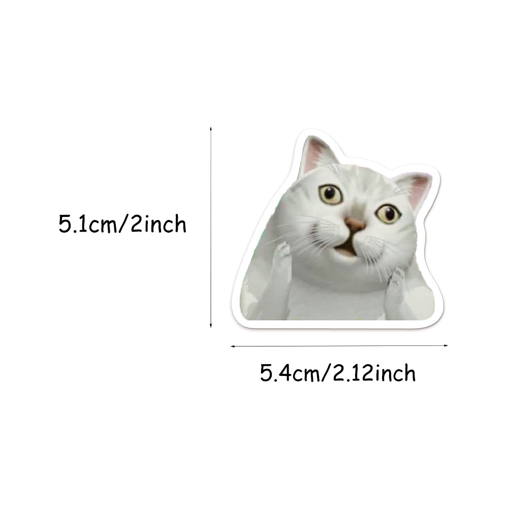 50/100PCS Creative Network Populaire Cat Meme Collection Hand Account DIY Graffiti Stickers Water Cup Skateboard Stickers Speelgoed