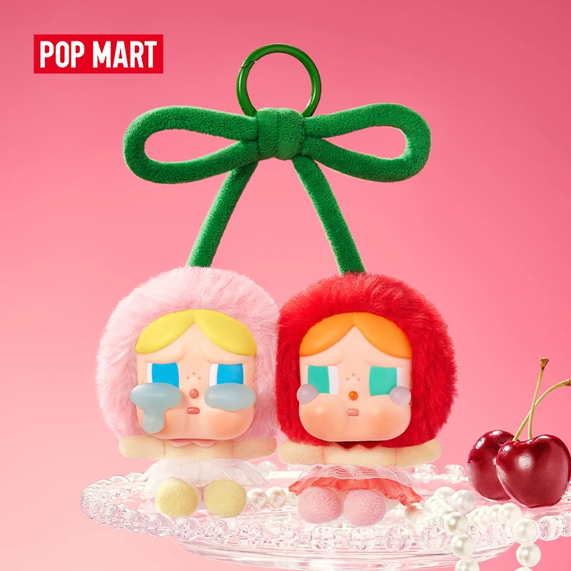 【DE FR NL】POP MART CRYBABY Crying For Love Series – Vinyl-Plüsch-Hängekarte (Love You Cherry Much), limitiert auf 2 Stück pro Bestellung
