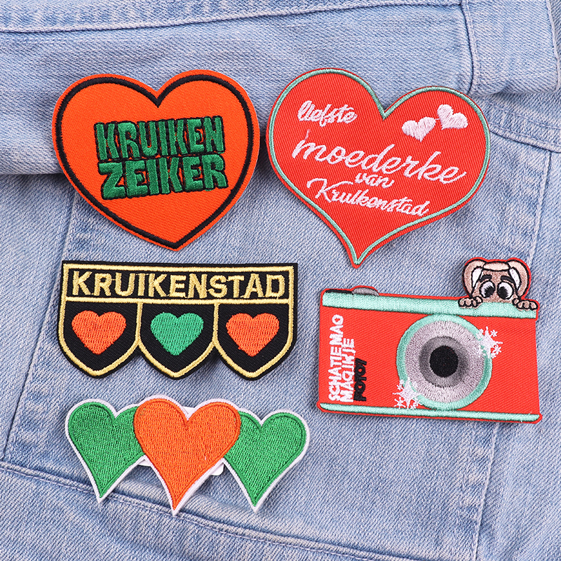 Netherland Kruikenstad Emblem Embroidery Patch Netherland Carnival Embroidered Patches For Clothes Iron On Patches For Clothing