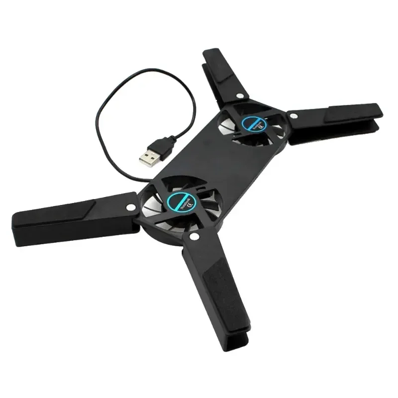 Rotatable USB Fan Cooling Pad 2 Fans Cooler Notebook Cooler Computer Laptop Stand USB Fan For 10-17" PC Laptop PC Computer