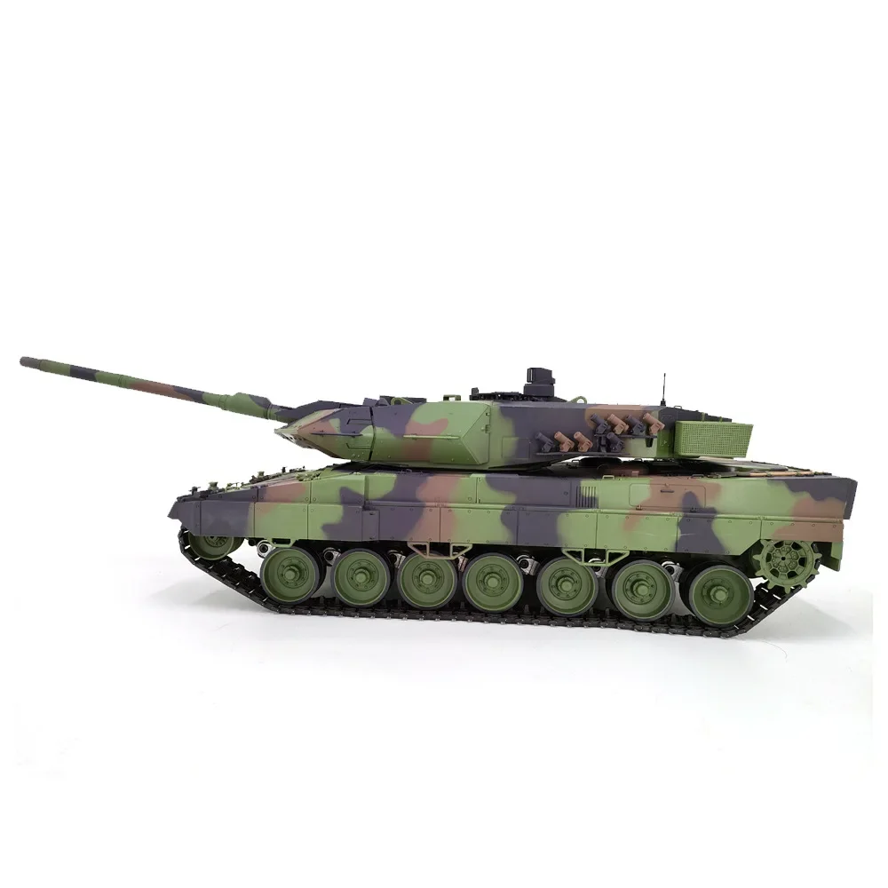 戦闘タンクパンツァードイツのヒョウ2a6 rc,3889 heng long,軍用車両,射撃玩具,2.4ghz,4x4, 1:16