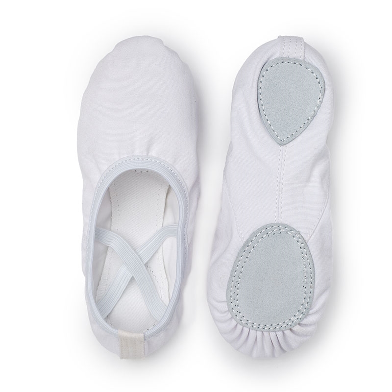 Zapatillas de ballet de lona para niñas, zapatillas de ballet para mujeres y niños, práctica clásica, suela dividida, baile plano para adultos