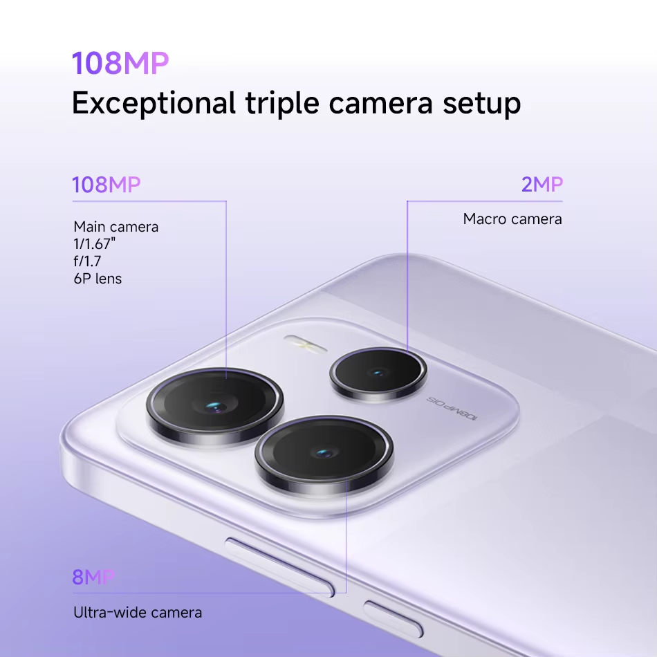 [World Premiere] Xiaomi Redmi Note 14 5G Global Version NFC Smartphone MTK Dimensity 7025-Ultra 108MP Camera 45W Turbo Charging