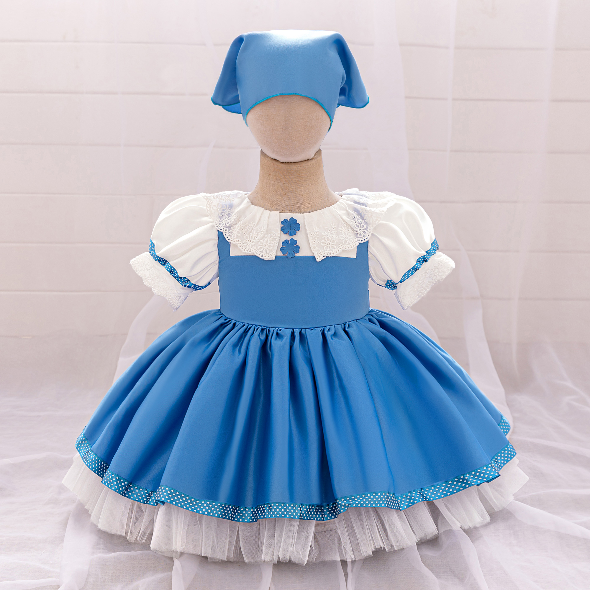 Disfraz de oso Lolita para niñas pequeñas, disfraz de sirvienta de Navidad, tutú para bebé, vestidos de princesa para fiesta de 1er cumpleaños, vestido de fiesta de boda