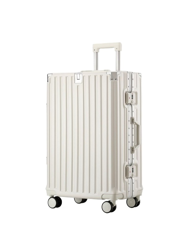 新しい大容量 24 インチアルミフレーム機内持ち込み荷物学生旅行スーツケース 28 インチ男性と女性のためのパスワードロック