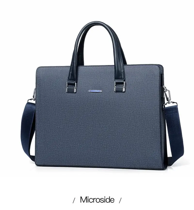 Neue Mode Computer Tasche Aktentasche Tasche Hochwertige PU Leder Handtasche männer Horizontale Handtasche Casual Schulter Messenger Tasche