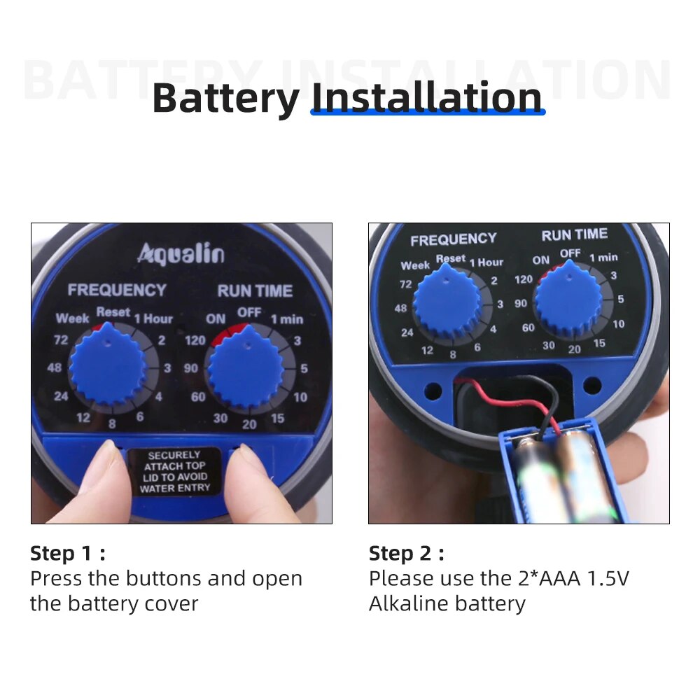 Jardim Rega Temporizador Ball Valve, válvula solenóide, Irrigação Controller, Casa, automático, eletrônico