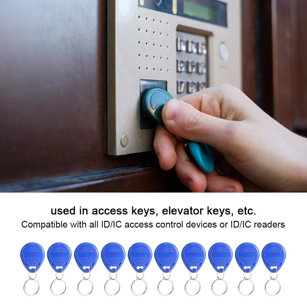 10 stks T5577 125 KHz Sleutel Kopie Herschrijfbare Beschrijfbare Herschrijven EM ID Keyfobs EM4305 RFID Tag Ring Card Proximity Token Toegang Duplicat