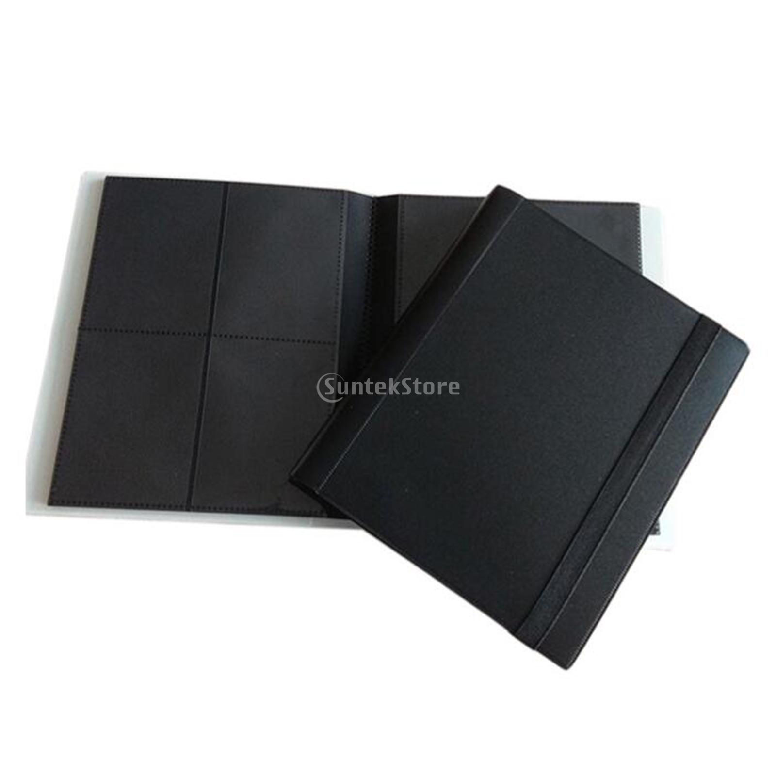 4 กระเป๋า Trading Card Carrying Binder คอลเลกชันการ์ด Binder สําหรับการ์ดกีฬาการ์ดหนังสือการ์ดกรณี
