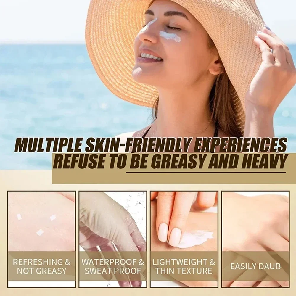 SPF50 + ครีมกันแดดเกาหลีข้าวโปรไบโอติก Solar Blocker ผิวไวท์เทนนิ่งครีม Anti UV Sun Block Facial Mild Moisturizer Serum 50ml