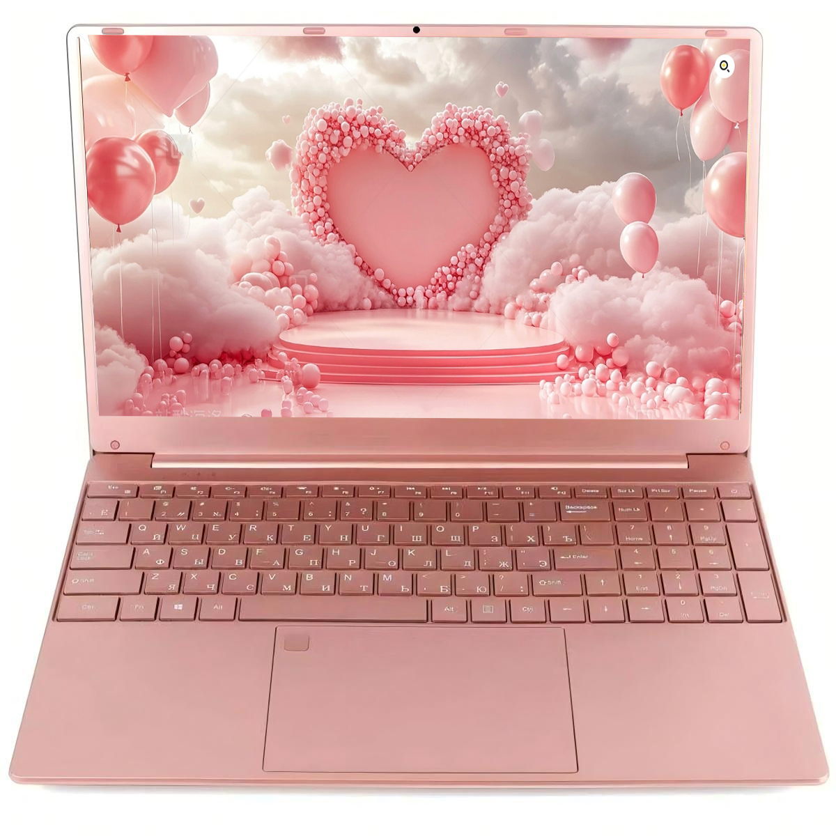 Ru Sent Pink ноутбук 15,6-дюймовый IPS-экран 16 ГБ ОЗУ Intel 11th Celeron N5095 Windows 10 11 Pro Офисный ноутбук Портативный ПК