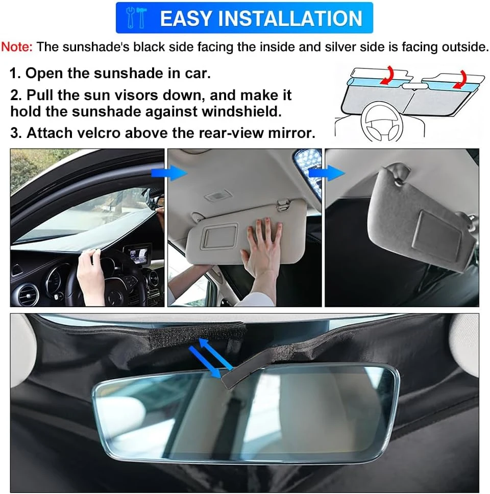 Für Audi A6 A7 A8 Q3 A5 A7 A8 Auto Windschutzscheibe Sonnenschutz Abdeckung Frontscheibe Sonnenschutz Visier Auto Innen UV Schutz