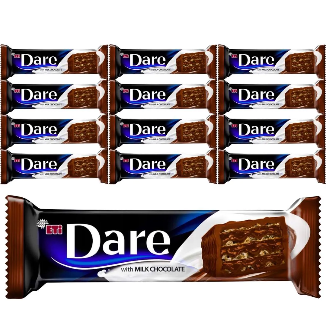 Eti Dare wafelek w czekoladzie mlecznej 50g x 12 sztuk