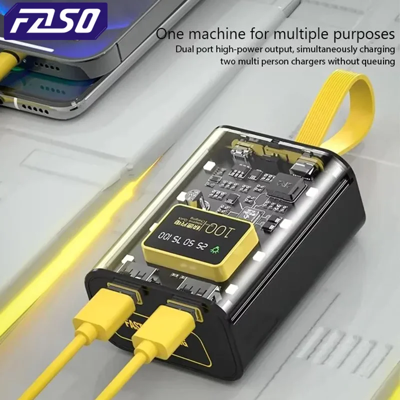 Faso 3*18650 casos de banco de potência armazenamento de bateria luz noturna dupla carga usb diy escudo para iphone xiaomi 18650 caixa de armazenamento de bateria