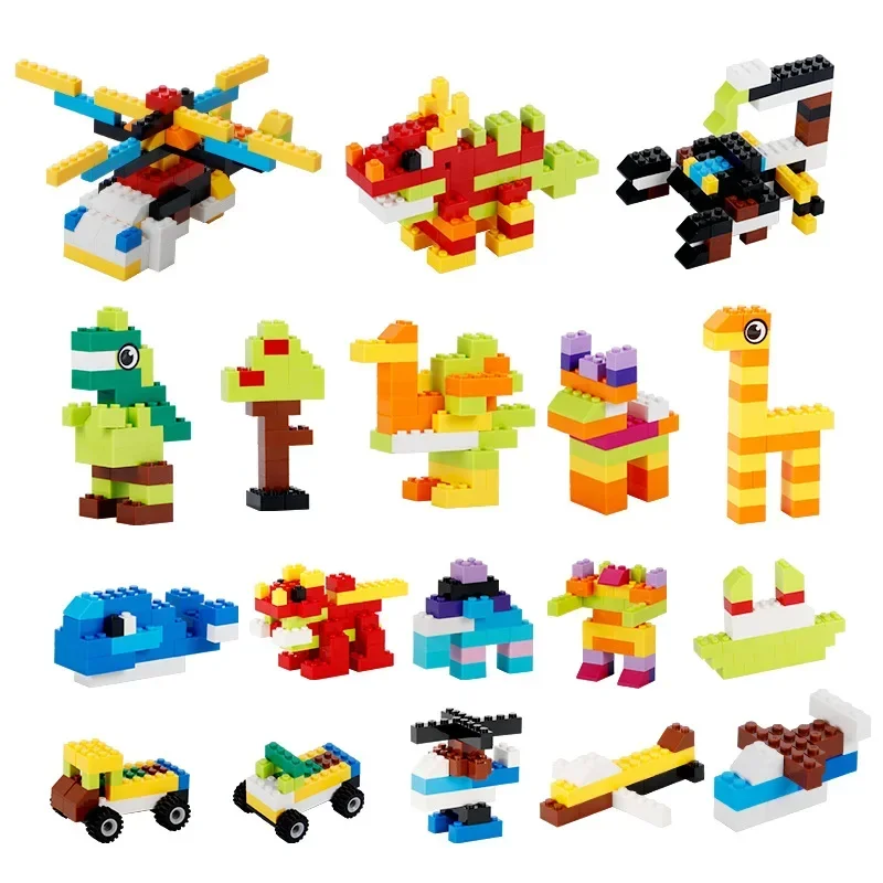 Set di blocchi di costruzione creativi fai-da-te Set di blocchi di costruzione MOC classici urbani assemblati Regali di compleanno Giocattoli educativi per bambini
