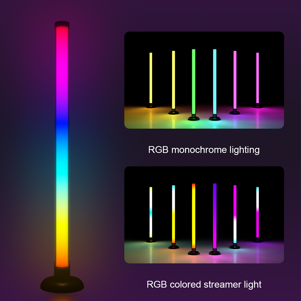 RGB Ambient Light WIFI Bluetooth Double-sided Luminous 24 Key Remote Control Intelligent App LED Desktop Light Ambient Light