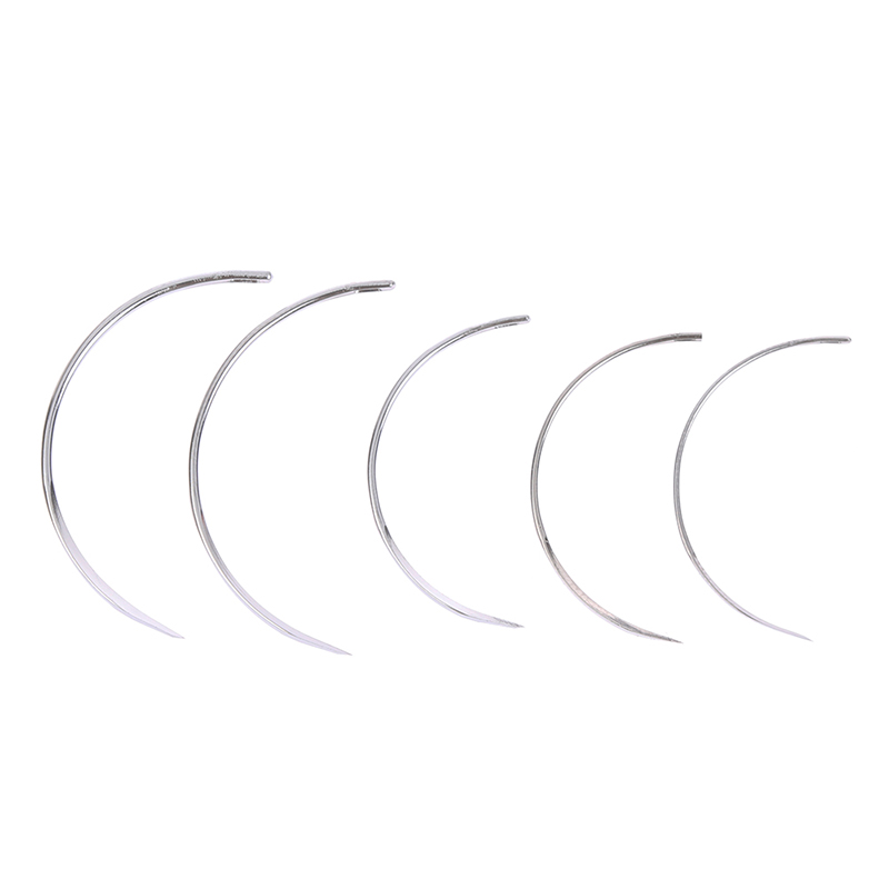 10pcs/packs Durable Metal 1/2 Corner Medical Needle Suture Surgical Tool Double Eyelid Medical Science