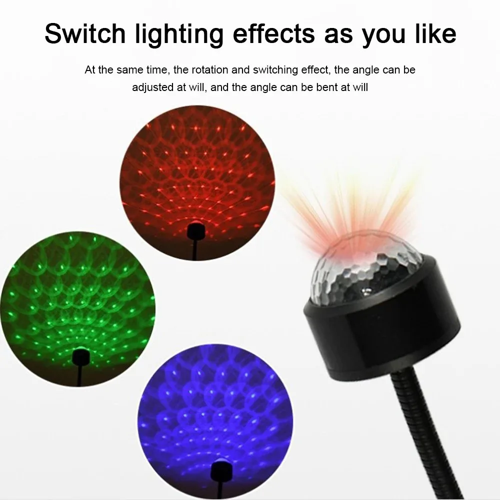 ミニ LED 車ルーフスターナイトライトプロジェクター雰囲気ギャラクシーランプ USB 装飾調整可能自動屋根部屋の天井装飾