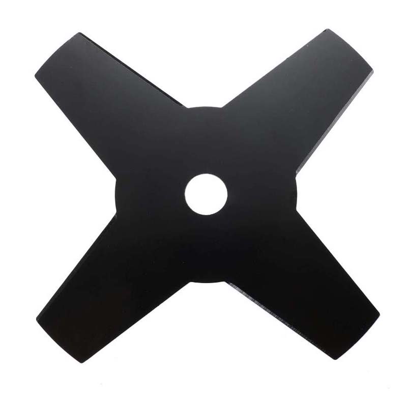 LUSQI 1pc 4 Teeth Brush Cutter Blade Weed Wacker Replacement Blade Lawn Mower Blade Cutting Grass Lawn Trimmer Blade