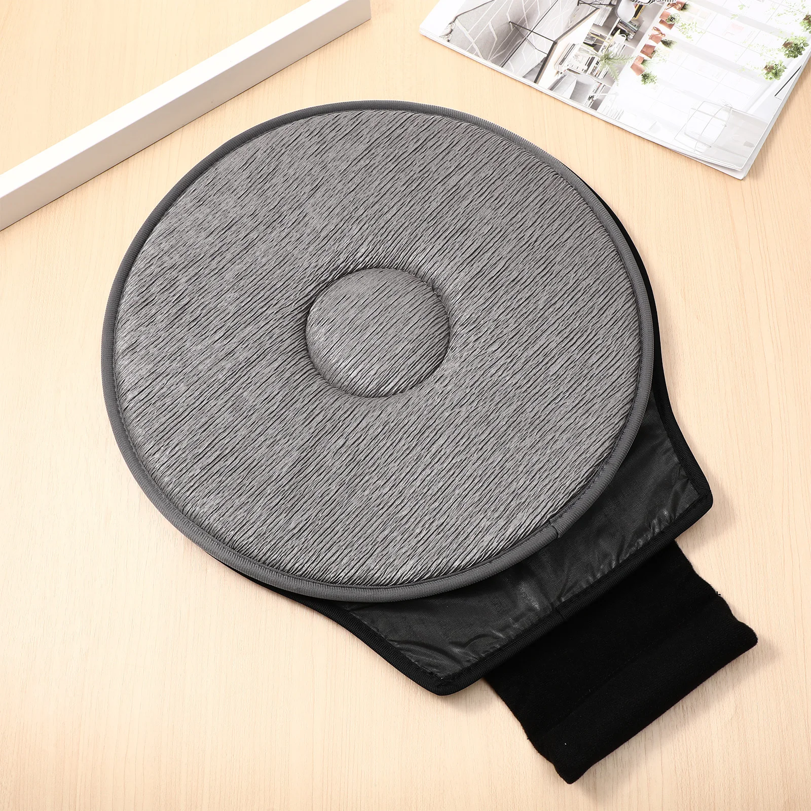 Bantal Kursi Berputar 360 Derajat untuk Mobil Bantalan Dasar Putar Universal Bantal Kursi Anti Selip Portabel Ringan Bersirkulasi