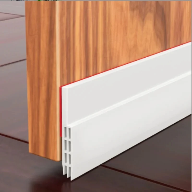 1pc Door Draft Stopper Door Sweep For Doors, Door Bottom Seal Dust And Noise Insulation Weather Stripping Draft Guard Insulator