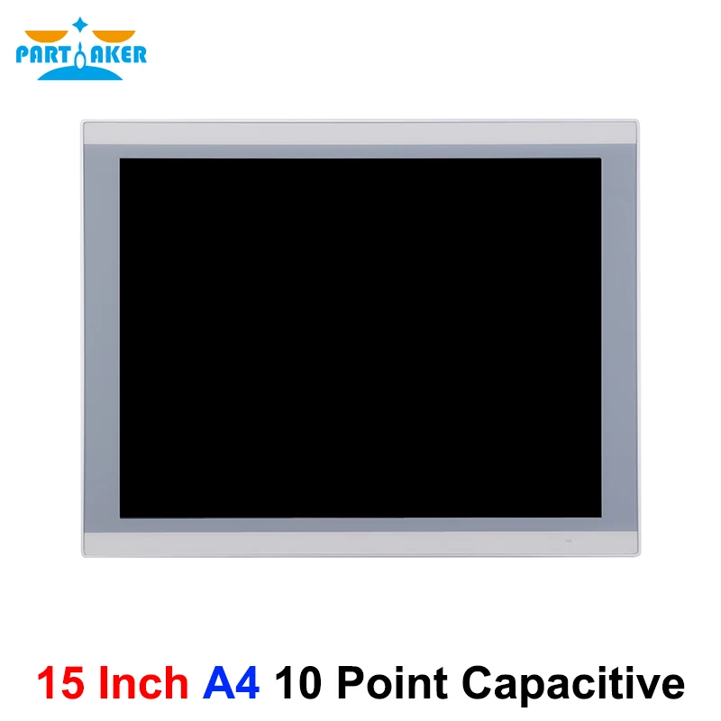 Partaker 15-Zoll-LED-Lüfterloser Industrie-Panel-PC 10-Punkt kapazitiver Touchscreen Intel J1900 J6412 I3 I5 I7 All-in-One-PC