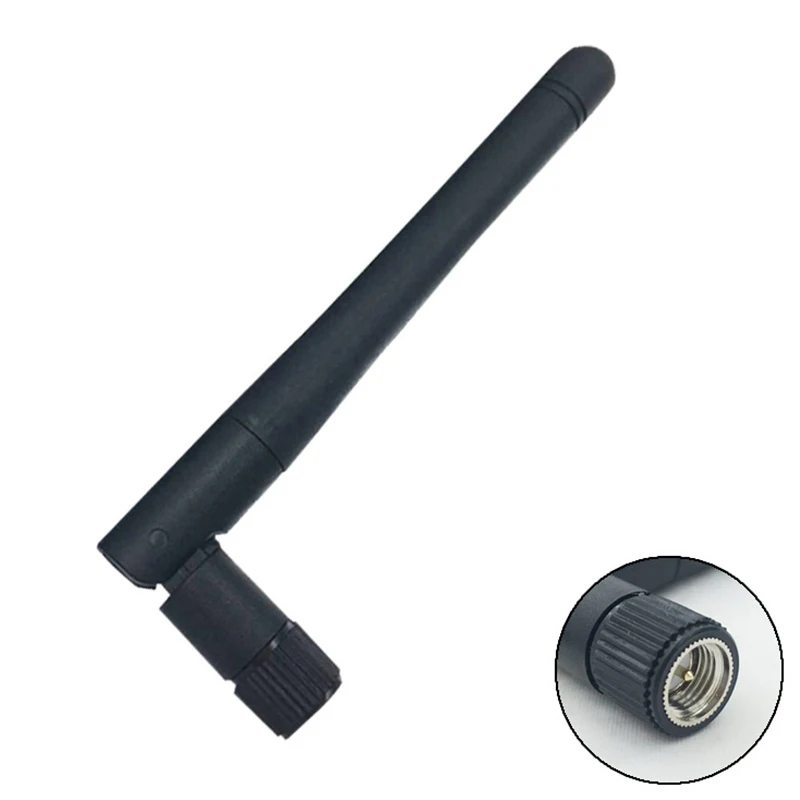 2pcs Antenna WIFI Dual Band 10dBi 2.4G 5G 5.8G SMA amplificatore maschio Router WLAN Singal Booster