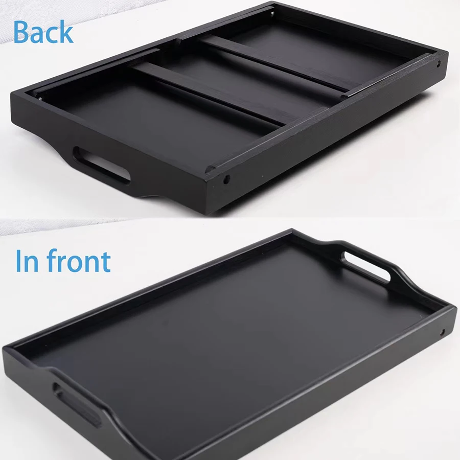 1pc Bamboo Small Table Foldable Tray Bedroom Simple Tea Tray Living Room Floor Computer Desk Board Multifunctional Reading Rack
