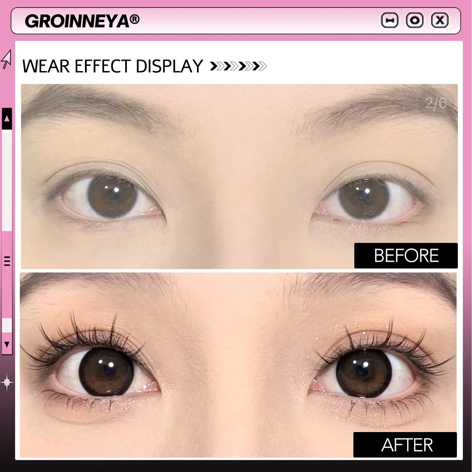GROINNEYA 자체 접착 DIY 래쉬 확장 키트 래쉬 클러스터 접착제가 필요 없는 DIY 래쉬 확장 사전 접착 클러스터 래쉬