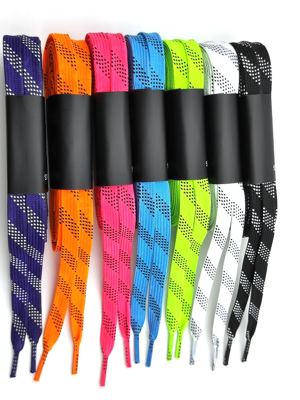 Waxed สเก็ต Laces 84-120in Dual Layer Braid ออกแบบชุดสําหรับฮ็อกกี้น้ําแข็งสเก็ตฮอกกี้รองเท้าลูกไม้ฮอกกี้อุปกรณ์เสริม