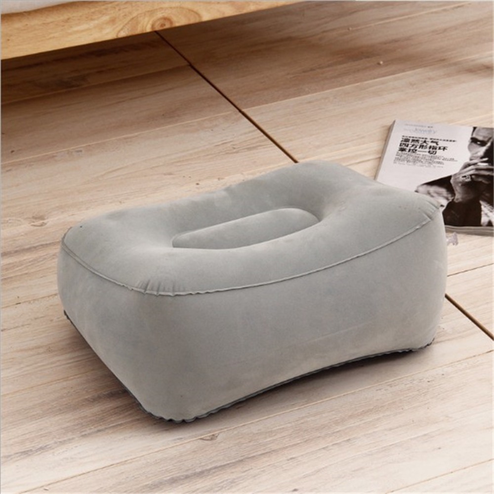 Oreiller gonflable doux en PVC, repose-pieds gonflable, coussin de voyage aérien, bureau, maison, pieds relaxants, Almohada