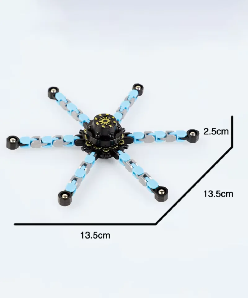 นิ้ว Gyro Decompression ของเล่น Rotator เปิดประทุนของขวัญบรรเทาความเมื่อยล้าสําหรับเด็กและผู้ใหญ่