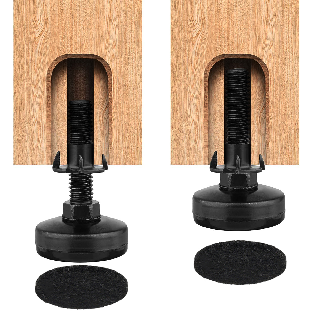 Furniture Adjustable Bolt Chair Feet level Floor Protector leg Pad Base Sofa Cabinet Table Mute damping anti-skid Sofa Raiser