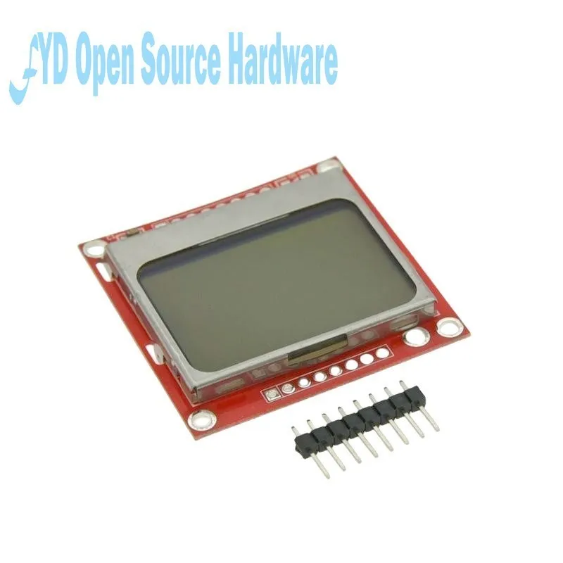 High Quality 84X48 84x84 LCD Module Red baseboard White Backlight Adapter PCB For Nokia 5110