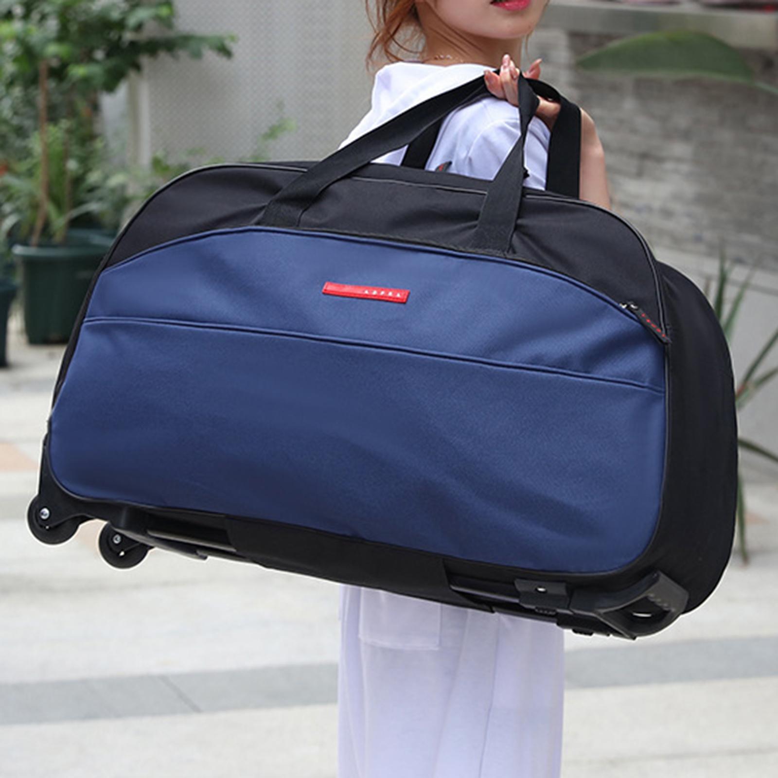 Bolsa de lona con ruedas para deportes, viajes, picnic