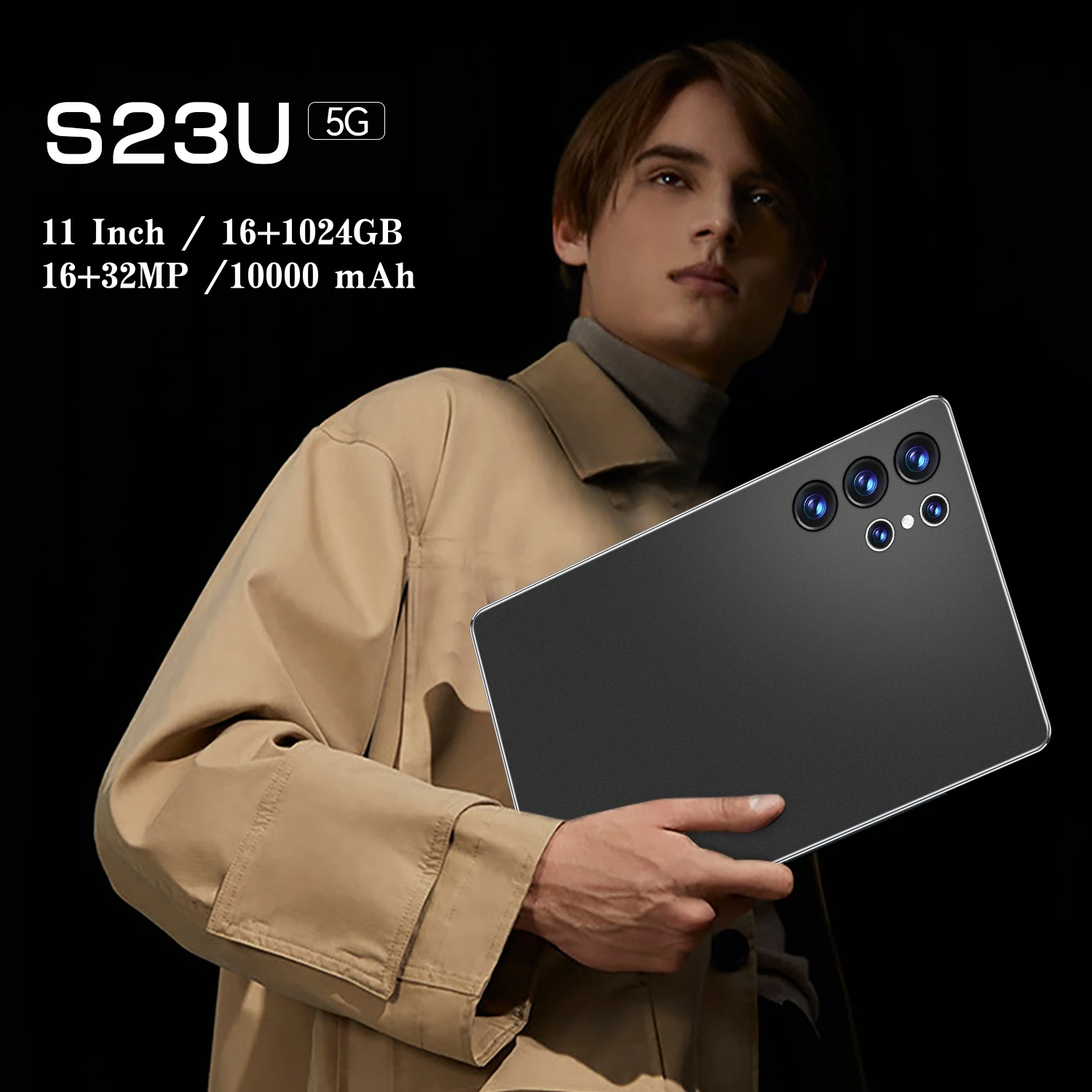 2024 nova versão global original tablet de 11 polegadas 16 android 13 16gb + 1tb 10000mah 5g dupla sim chamada telefônica gps wps wifi tablets pc