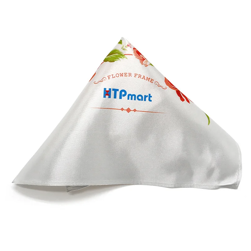 10pcs Handkerchief Sublimation DIY White Blank Plain Peach Velvet Square Short Towel