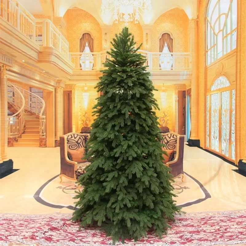 PE Artificial Christmas Tree Premium Luxury Encryption Large Green Xmas Tree Pines Home Party Decoration New Year Ornaments 2024