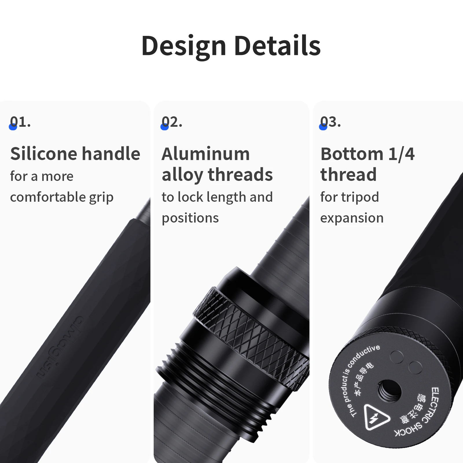 aMagisn Palo selfie invisible de 3 m, monopié extensible de fibra de carbono de 118" para Gopro Max, Insta360 X3, X4, X5 y DJI Osmo 360. Accesorios.