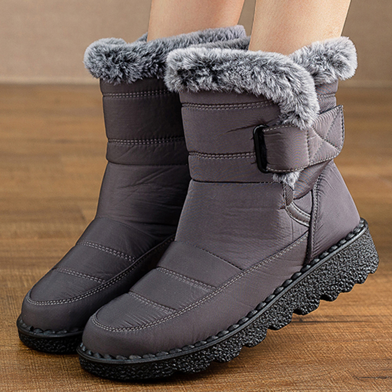 Snow BOOTS ผู้หญิงรองเท้าใหม่ผู้หญิงกันน้ําผู้หญิงรองเท้าอุ่นรองเท้าสําหรับสตรีแฟชั่น Botas Mujer ฤดูหนาวรองเท้า
